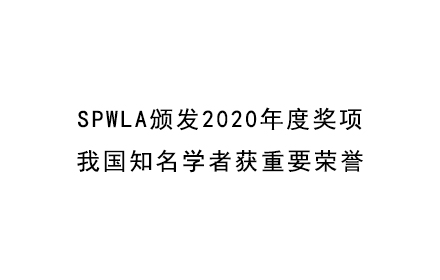 SPWLA 2020 AWARDS ANNOUNCEMENT