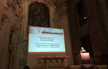 Dr. Huabing Liu presented at the 13th international conference on magnetic resonance in porous media